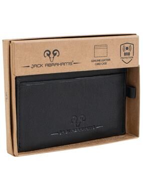 Jack Abrahams Goat Nappa Leather Card Minimalist Wallet